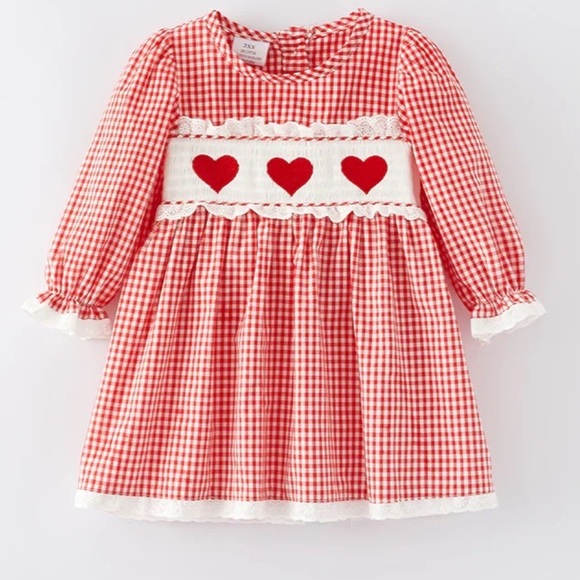 Other - Smocked Valentine’s Day Girls Dress